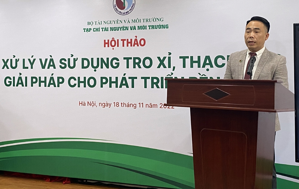 Xử lý và sử dụng tro xỉ, thạch cao - Giải pháp cho phát triển bền vững