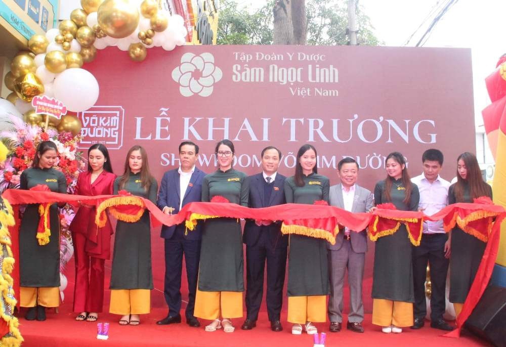 Tập đoàn Y Dược sâm Ngọc Linh Việt Nam khai trương Showroom Võ Kim Đường tại Hà Tĩnh