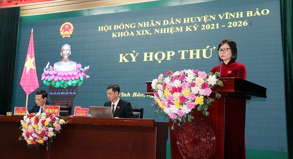 Hải Phòng: HĐND huyện Vĩnh Bảo tổ chức kỳ họp cuối năm 2022