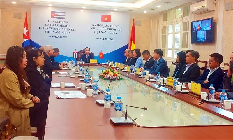 The 40th meeting session of the Vietnam - Cuba Intergovernmental Committee