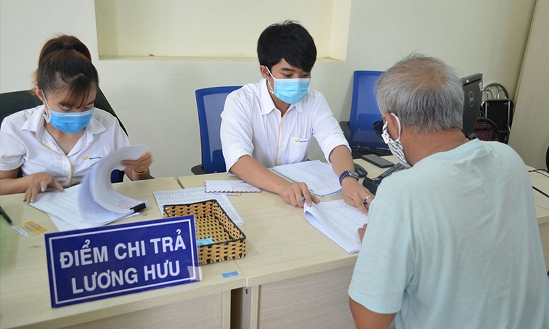 Chi trả gộp lương hưu tháng 1 và 2/2023 trong dịp Tết Quý Mão