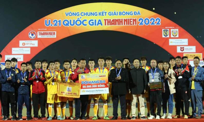 U21 Đông Á Thanh Hóa giành giải hạng Ba tại giải U21 quốc gia