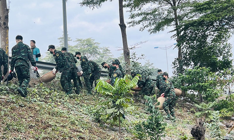 Vĩnh Phúc (Ba Đình): Ra quân tổng vệ sinh môi trường dịp Tết Nguyên đán 2023