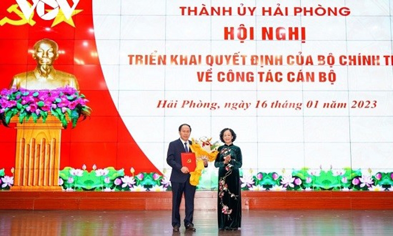 Ông Lê Tiến Châu làm Bí thư Thành ủy Hải Phòng