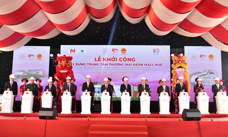 Khởi công Dự án Trung tâm thương mại Aeon Mall Huế