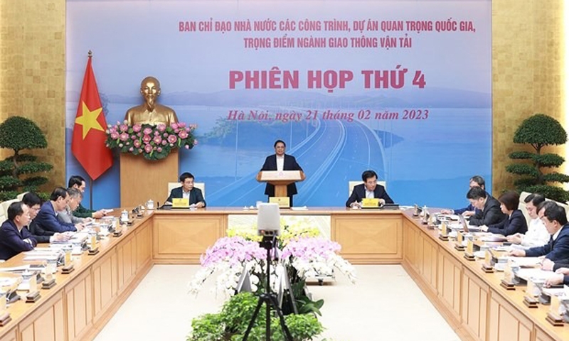 Thủ tướng chủ trì phiên họp Ban Chỉ đạo Nhà nước các công trình, dự án quan trọng quốc gia, trọng điểm ngành Giao thông vận tải