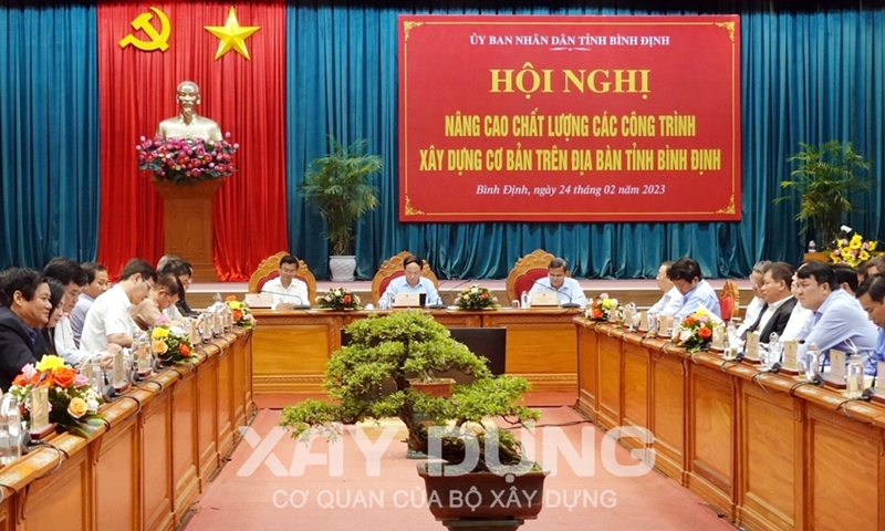 Bình Định: Nhà thầu không tuân thủ đúng về chất lượng công trình sẽ bị xử lý nghiêm