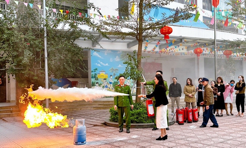 Hà Đông (Hà Nội): Chú trọng công tác phòng cháy chữa cháy trong trường học