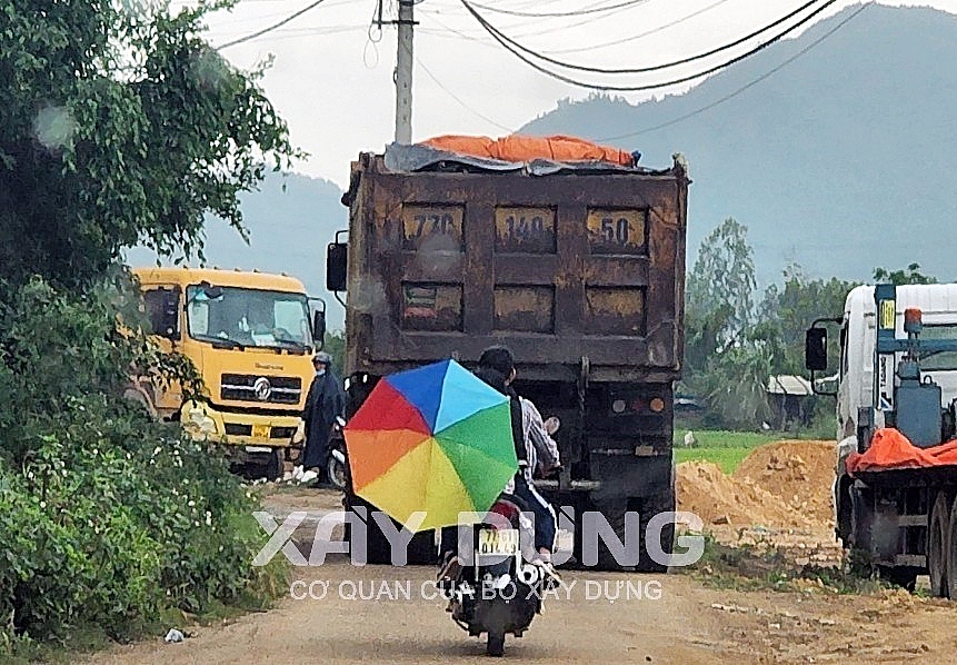 Tuy Phước (Bình Định): Chủ đầu tư và nhà thầu thi công mơ hồ về nguồn đất san lấp dự án hơn 14 tỷ đồng?