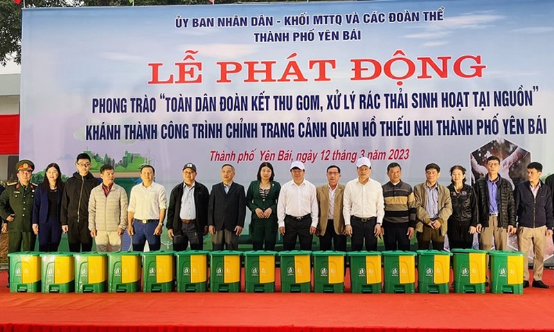 Thành phố Yên Bái phát động phong trào bảo vệ môi trường