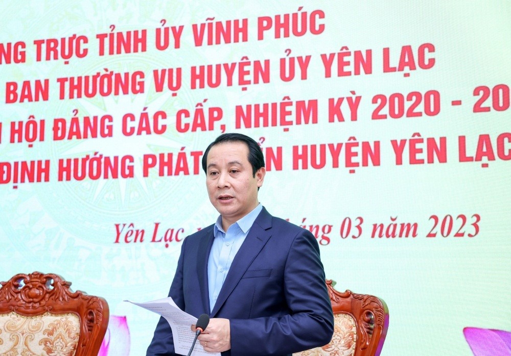 Yên Lạc (Vĩnh Phúc): Cần phát huy tốt tiềm năng, lợi thế để phát triển toàn diện, phồn vinh