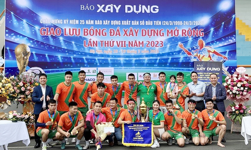 BAT Group vô địch Giao lưu bóng đá Xây dựng mở rộng lần thứ VII năm 2023