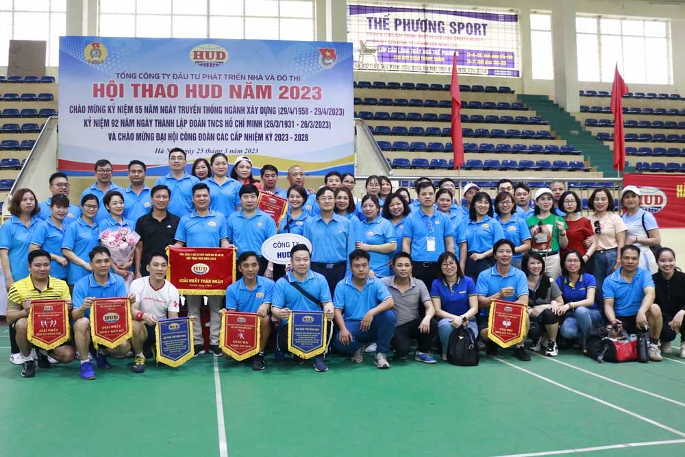 Sôi nổi Hội thao Tổng Công ty HUD năm 2023