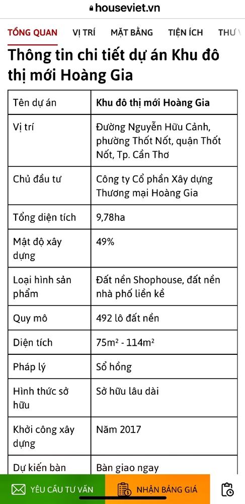 Cần Thơ: Khu đô thị mới Hoàng Gia bán lô nền trái pháp luật?