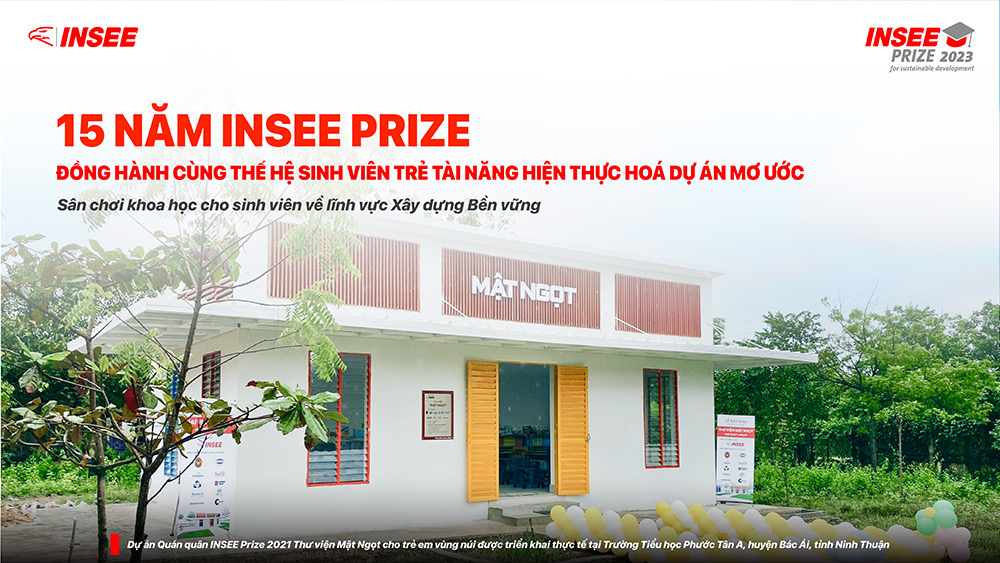 INSEE Prize: 15 năm đồng hành cùng thế hệ sinh viên tài năng