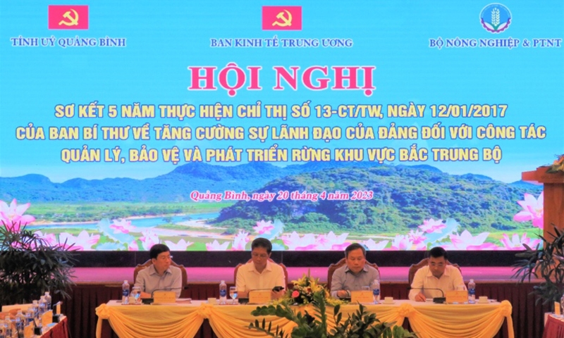 Tăng cường sự lãnh đạo của Đảng đối với công tác quản lý, bảo vệ và phát triển rừng