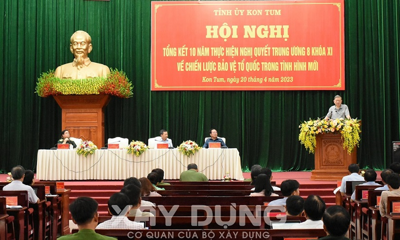 Kon Tum tổng kết 10 năm thực hiện Nghị quyết Trung ương 8 khóa XI về chiến lược bảo vệ Tổ quốc trong tình hình mới