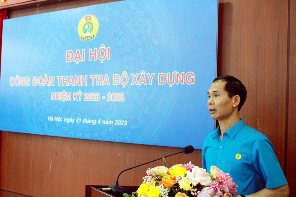 Thanh tra Bộ Xây dựng tổ chức thành công Đại hội Công đoàn nhiệm kỳ 2023 - 2028