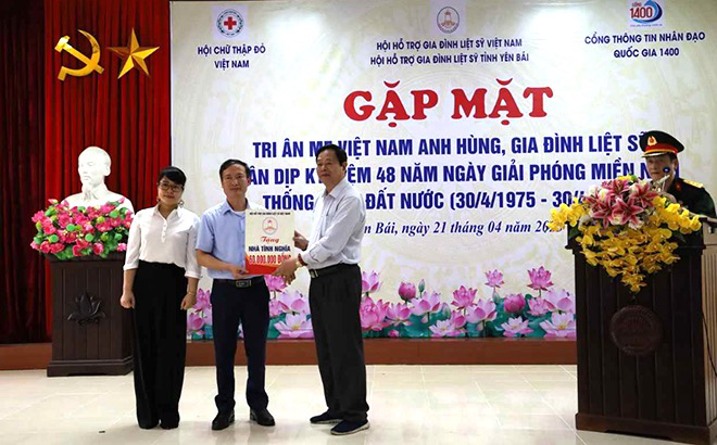 Yên Bái: Tổ chức gặp mặt tri ân Mẹ Việt Nam anh hùng và gia đình liệt sỹ