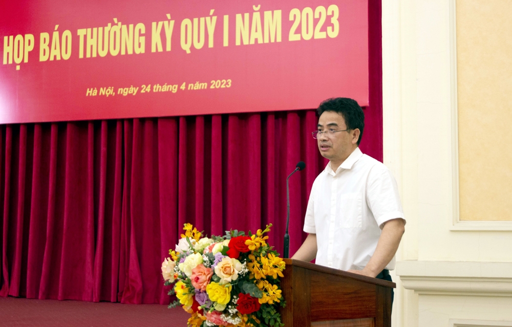 Bộ Xây dựng họp báo thường kỳ Quý I năm 2023