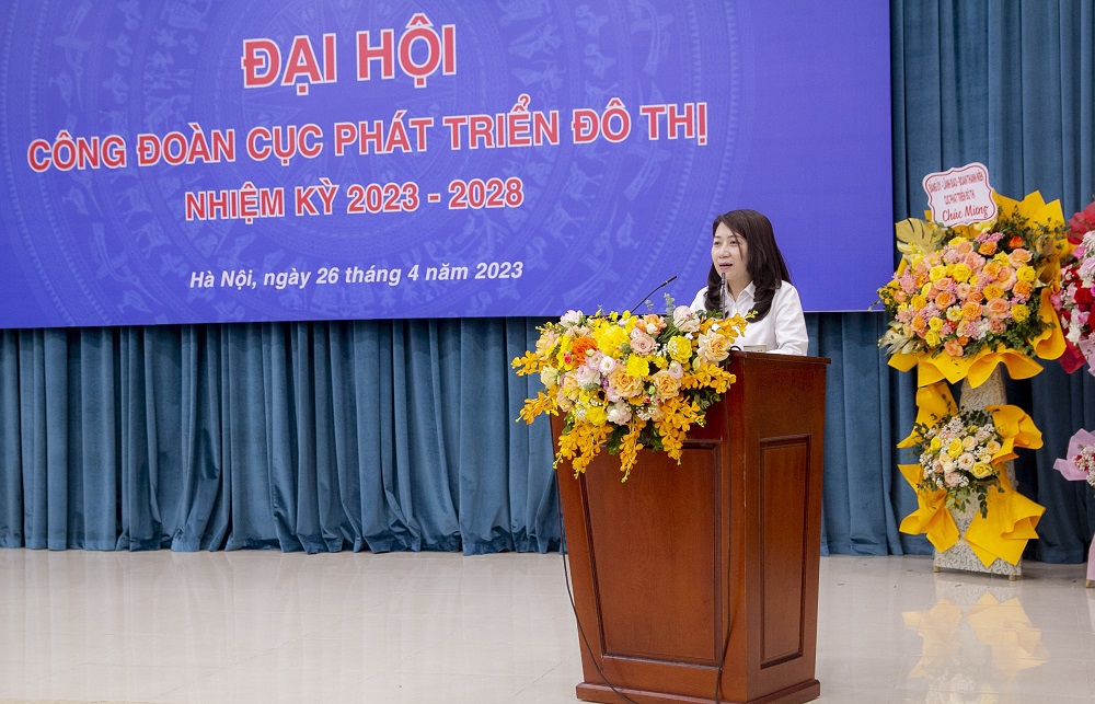 Đại hội Công đoàn Cục Phát triển đô thị nhiệm kỳ 2023 – 2028 thành công tốt đẹp