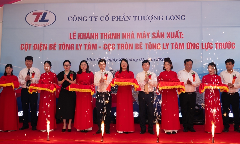 Công ty CP Thượng Long: Khánh thành nhà máy sản xuất cấu kiện tại Phú Thọ