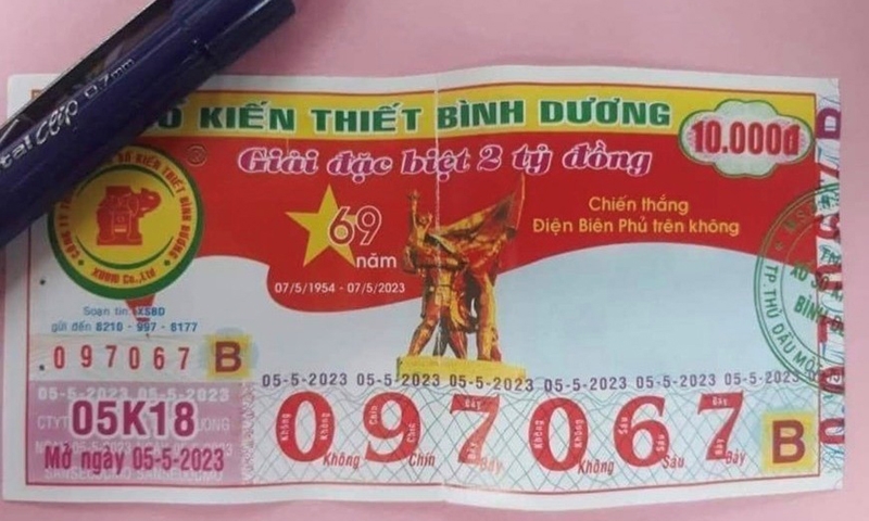 Bình Dương: Các đơn vị in sai lịch sử trên vé số nhận trách nhiệm