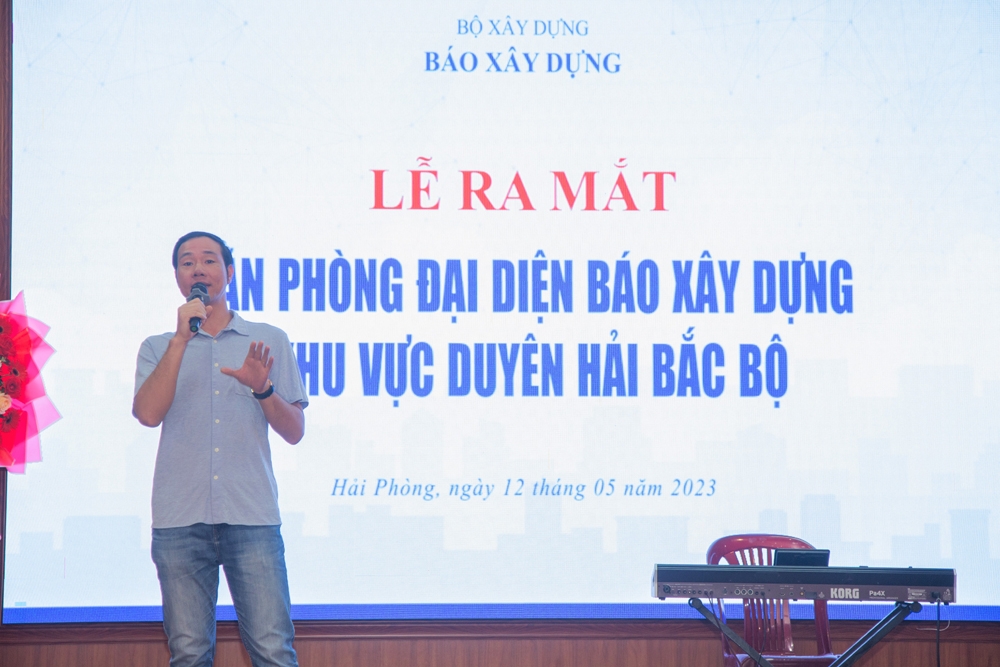 Báo Xây dựng ra mắt Văn phòng đại diện khu vực Duyên hải Bắc bộ