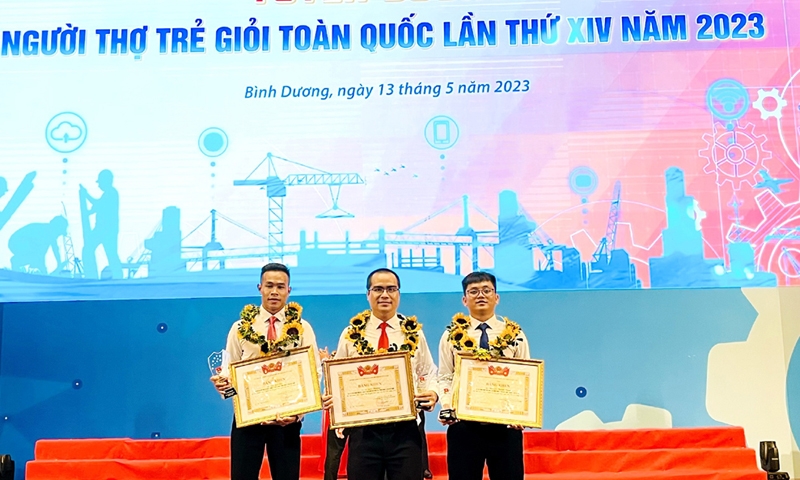 3 đoàn viên PV GAS đạt danh hiệu Người thợ trẻ giỏi toàn quốc năm 2023