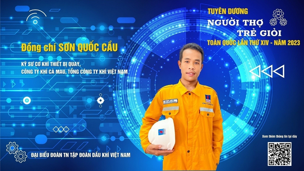 3 đoàn viên PV GAS đạt danh hiệu Người thợ trẻ giỏi toàn quốc năm 2023