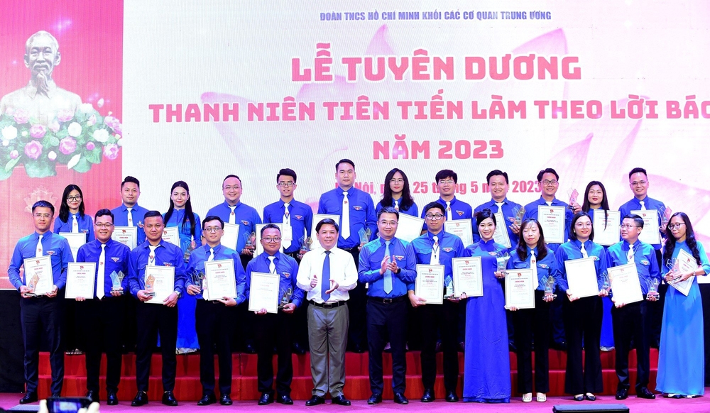 Tuyên dương 75 Thanh niên tiên tiến làm theo lời Bác năm 2023