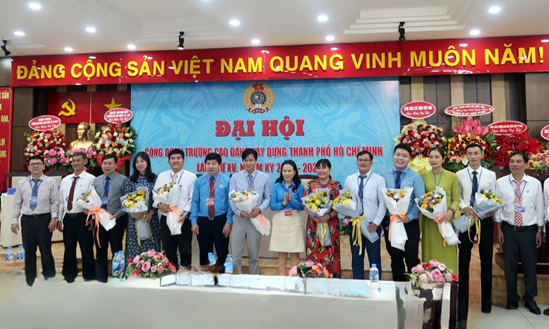 Đại hội Công đoàn Trường Cao đẳng Xây dựng Thành phố Hồ Chí Minh nhiệm kỳ 2023 – 2028 thành công tốt đẹp