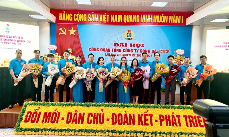 Đại hội Công đoàn Tổng Công ty Sông Đà – CTCP lần thứ XII, nhiệm kỳ 2023-2028 thành công tốt đẹp