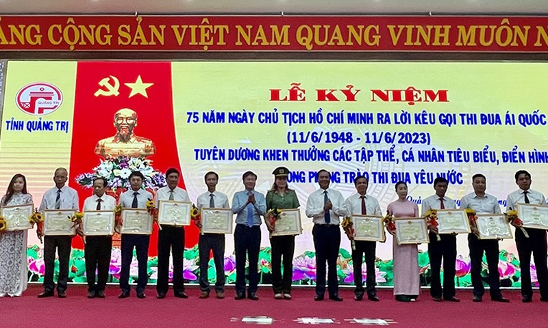 Quảng Trị: Kỷ niệm 75 năm Ngày Chủ tịch Hồ Chí Minh ra lời kêu gọi thi đua ái quốc
