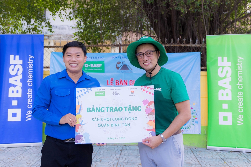 BASF Việt Nam và Think Playgrounds ra mắt sân chơi cộng đồng thứ 7