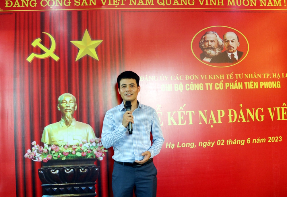 Hạ Long (Quảng Ninh): Nhiều kỹ sư trẻ ngành Xây dựng được kết nạp vào Đảng