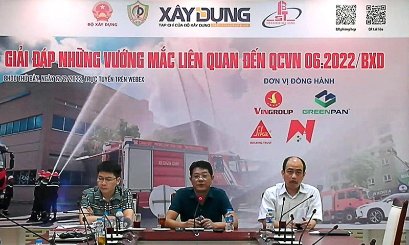 Giải đáp những vướng mắc liên quan đến QCVN 06:2022/BXD về an toàn cháy cho nhà và công trình