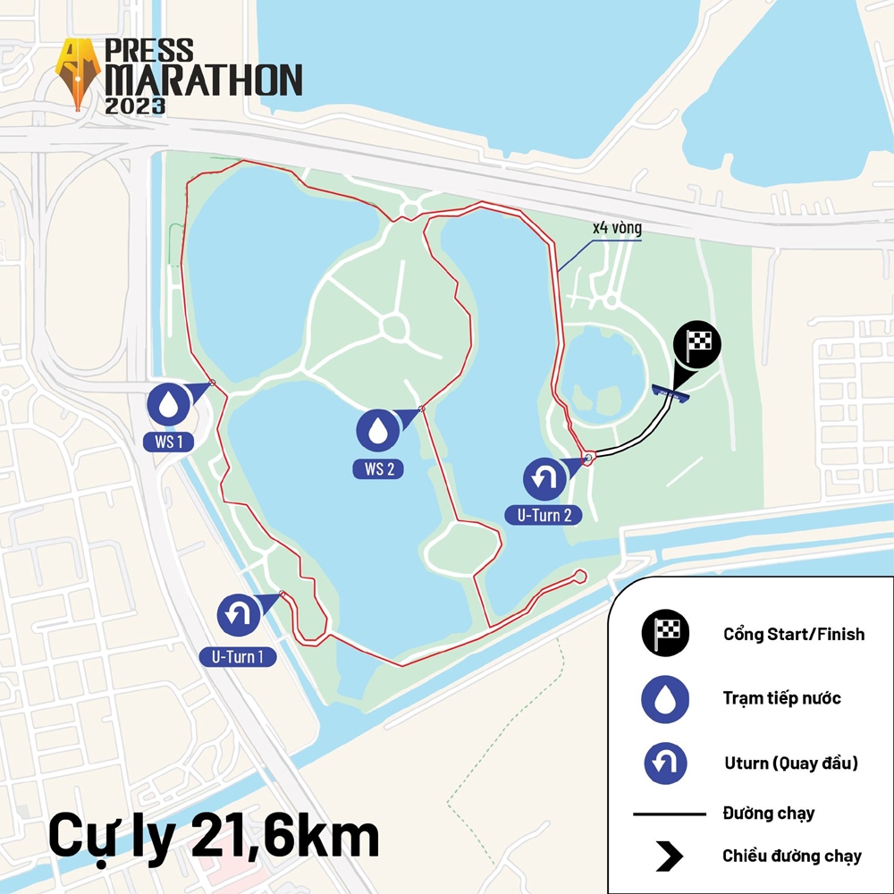 Giải chạy bộ Press Marathon 2023 thu hút đông đảo các nhà báo