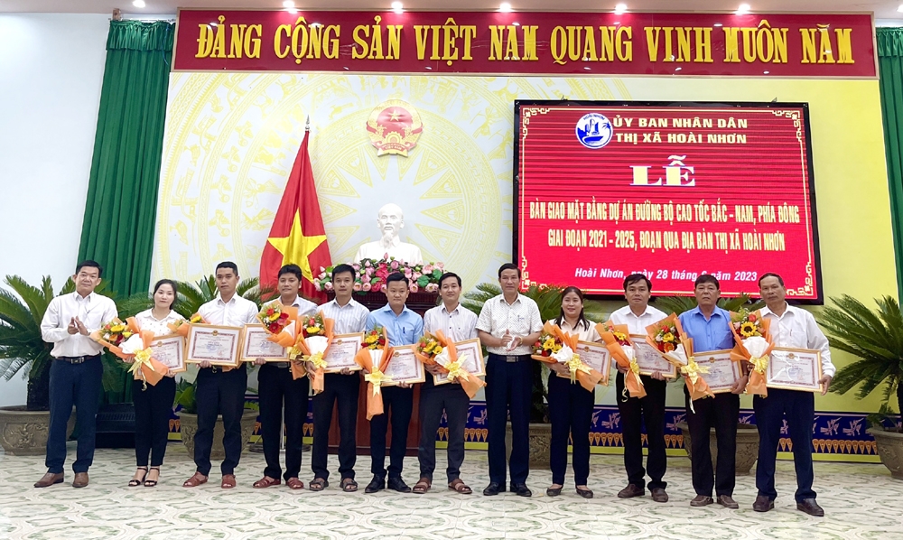 Bình Định: Hoài Nhơn bàn giao gần như toàn bộ mặt bằng dự án cao tốc Bắc – Nam