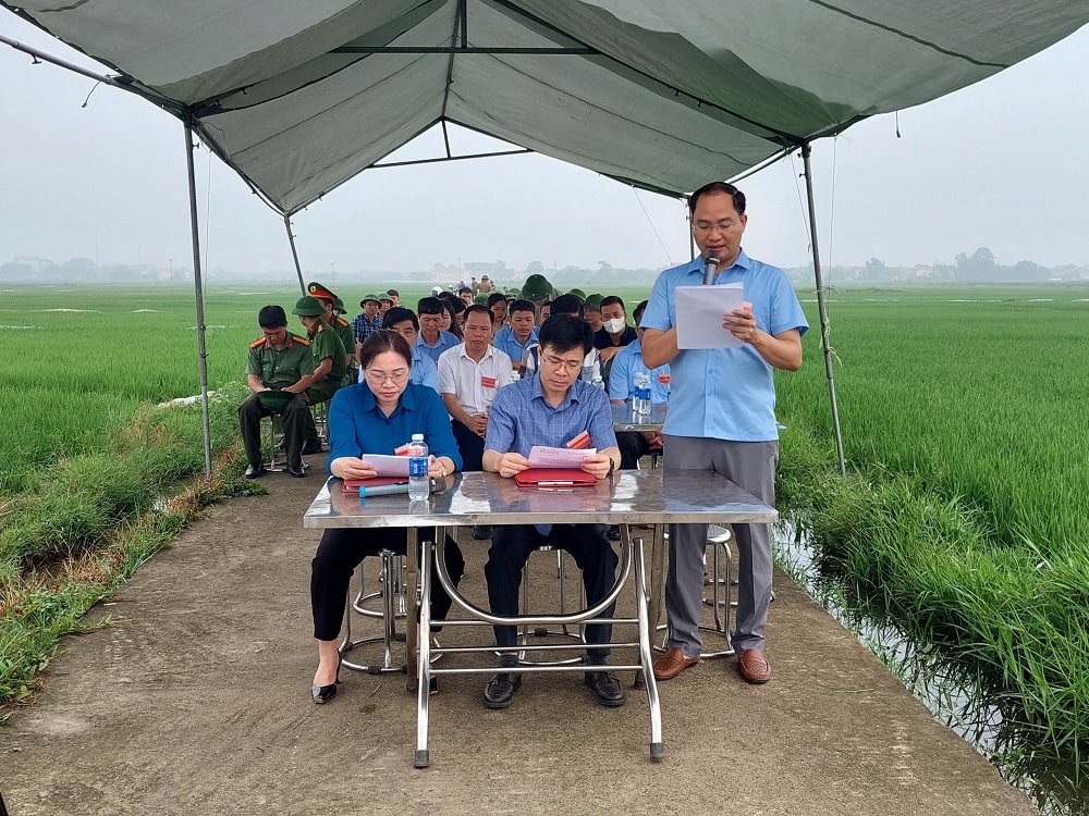 Tam Dương (Vĩnh Phúc): Cưỡng chế kiểm điểm bắt buộc thực hiện Dự án đầu tư xây dựng và kinh doanh hạ tầng Cụm công nghiệp Hoàng Lâu