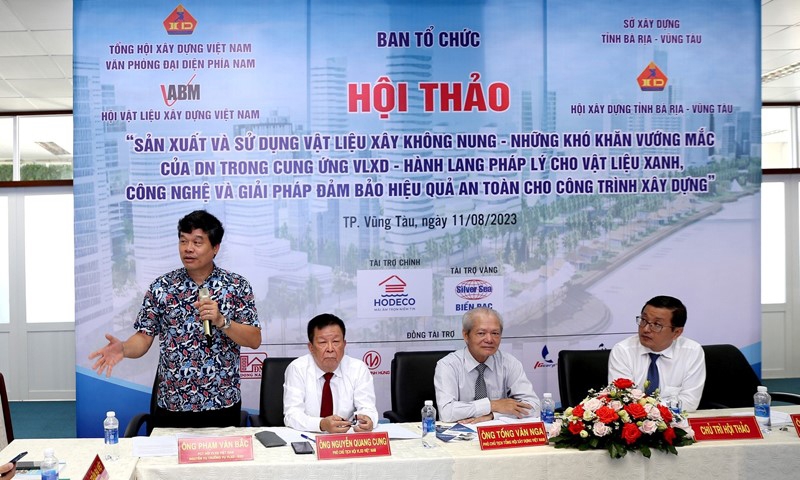 Tháo gỡ khó khăn cho vật liệu xây không nung