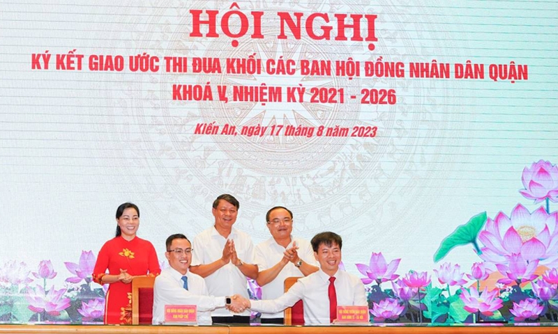 Kiến An (Hải Phòng): Phát động phong trào thi đua trong hoạt động HĐND các cấp quận