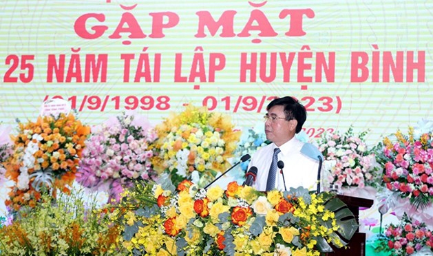 Bình Xuyên (Vĩnh Phúc): Gặp mặt kỷ niệm 25 năm ngày tái lập huyện