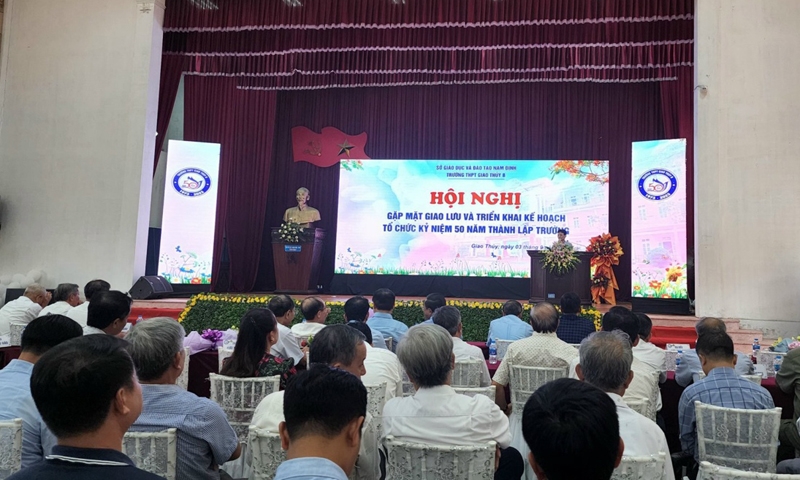 Giao Thủy (Nam Định): Hướng tới kỷ niệm 50 thành lập trường THPT Giao Thủy B