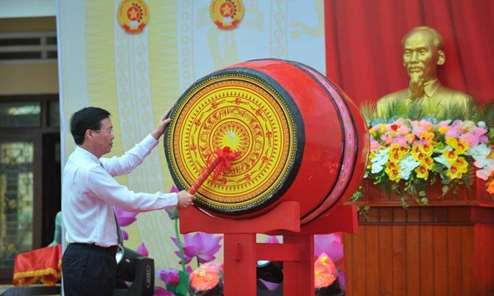 Chủ tịch nước dự Lễ Khai giảng tại trường Phổ thông Dân tộc nội trú tỉnh Gia Lai