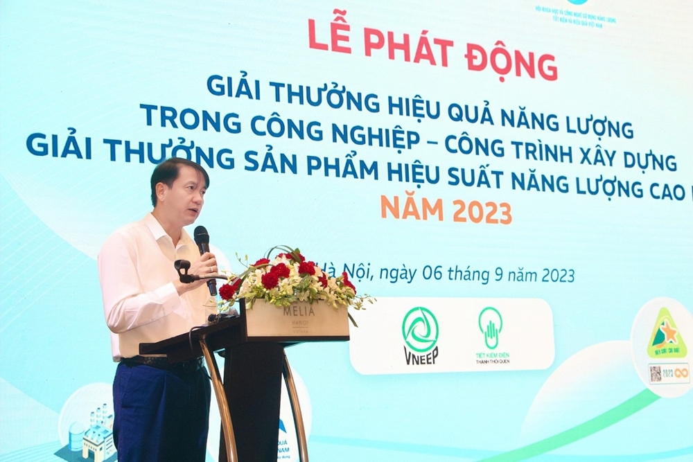 Phát động Giải thưởng Hiệu quả năng lượng trong công nghiệp – Công trình xây dựng, sản phẩm hiệu suất năng lượng cao nhất năm 2023