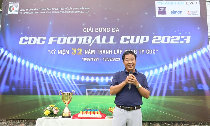 Sôi động Lễ khai mạc giải bóng đá CDC Football Cup 2023