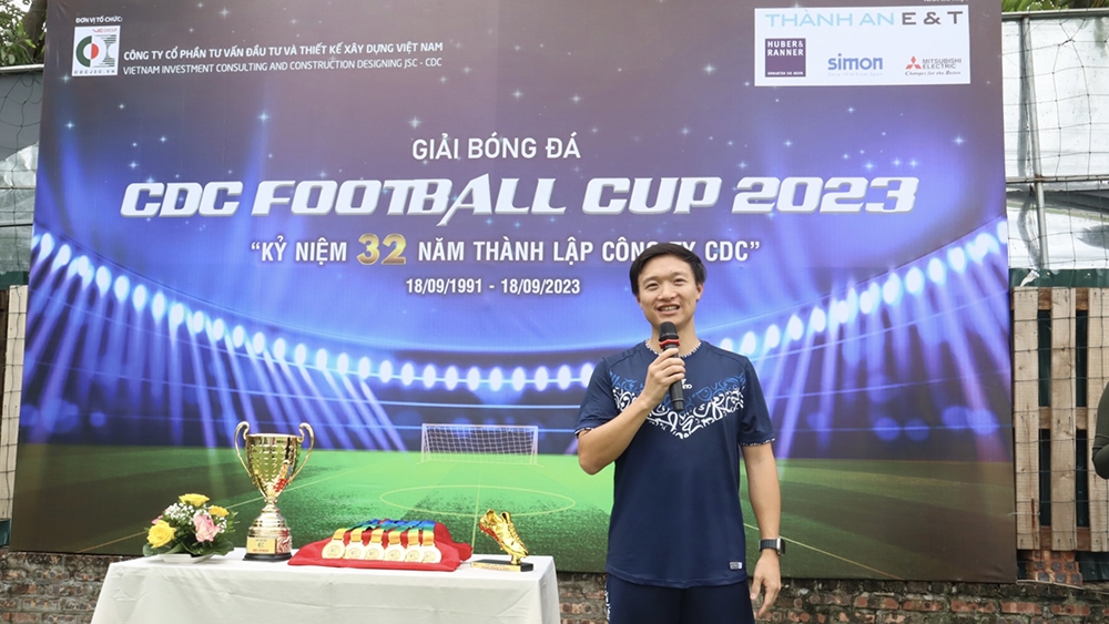 Sôi động Lễ khai mạc giải bóng đá CDC Football Cup 2023