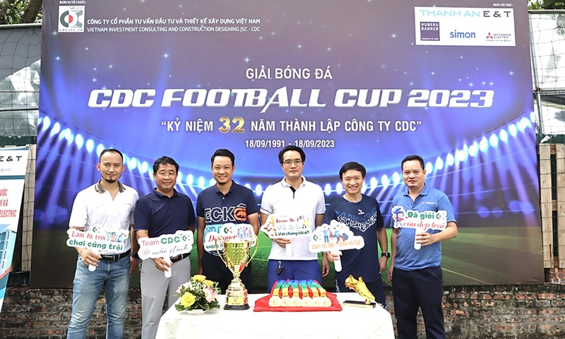Sôi động Lễ khai mạc giải bóng đá CDC Football Cup 2023