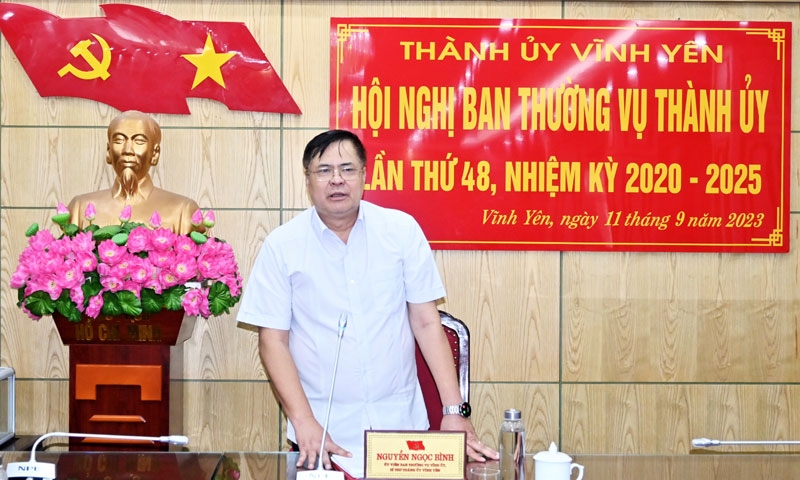 Vĩnh Yên (Vĩnh Phúc): Phấn đấu hoàn thành các chỉ tiêu, nhiệm vụ được giao năm 2023